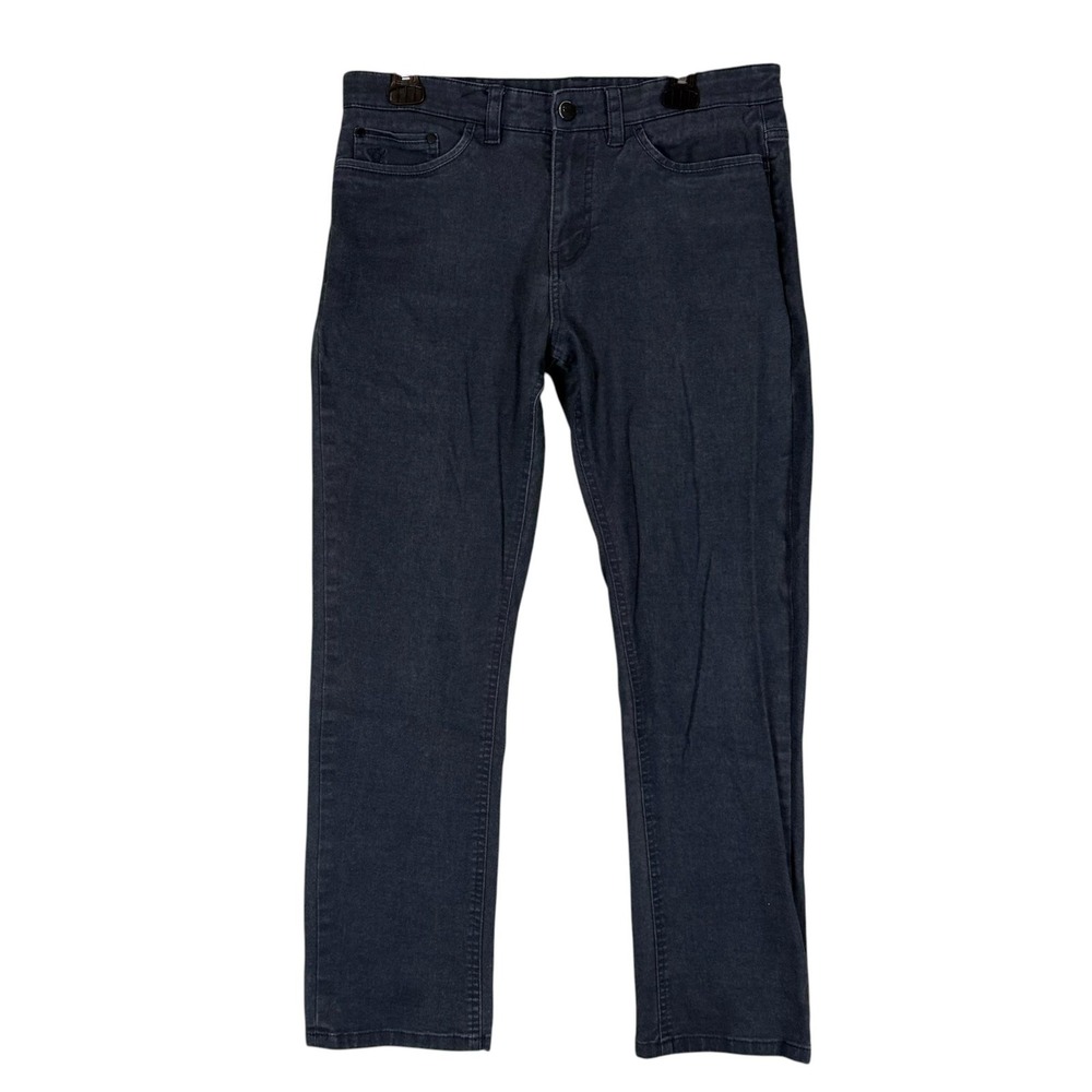 English Laundry Jeans Mens 32x29 Gray Dark Wash Regular Straight Stretch Denim
